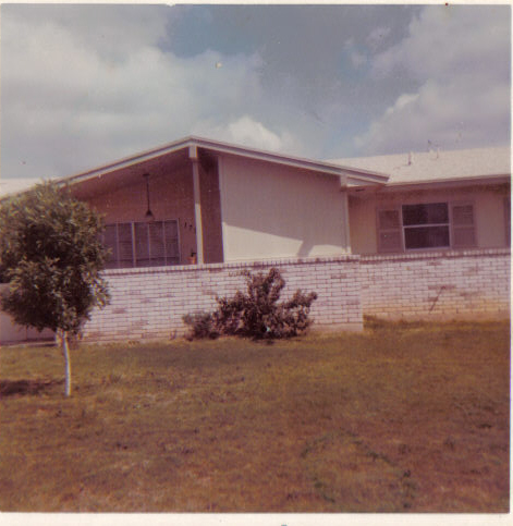 her first and only house she as ever lived in. 1971